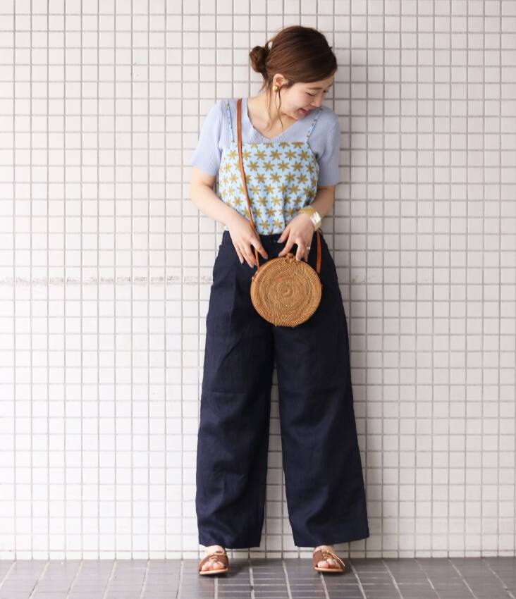 SLOBE IENA 夏 ボトム スタイリング