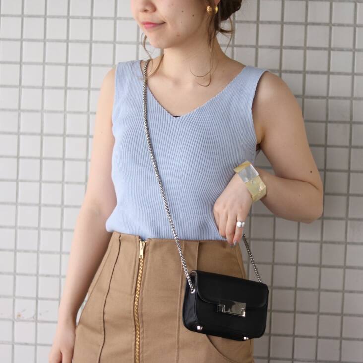 SLOBE IENA 夏 マスト 万能 リブタンク