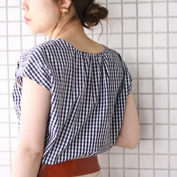SLOBE IENA 夏 柄物 スタイリング