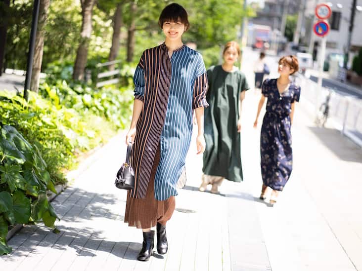 プレス イチオシ 夏 秋 ワンピース