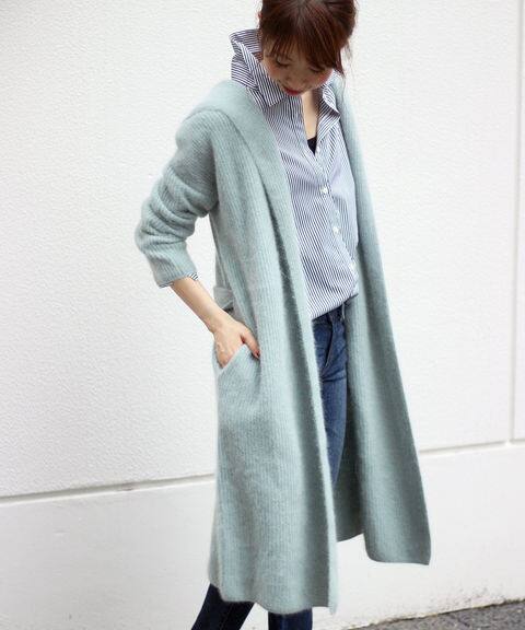 スモーキーパステルで 淡い冬のふんわりフェミニンコーディネート ファッション通販ベイクルーズストア Baycrew S Store