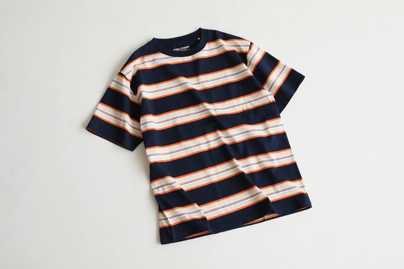 【汗染み防止】US COTTON ヘビーウェイト ボーダー Tシャツ