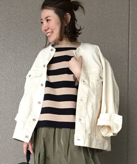 JOURNAL STANDARD ピースダイツイル ノーカラーGジャン