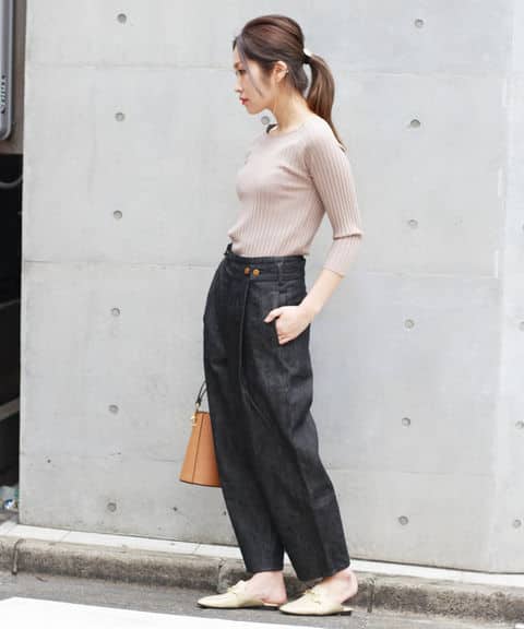 JOURNAL STANDARD relume 10ozデニム サイドボタンワイドクロップド