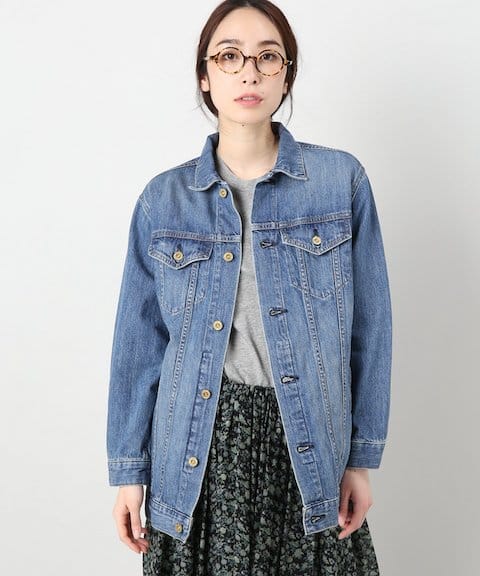 JOURNAL STANDARD 10ozソフトデニム ロングブルゾン