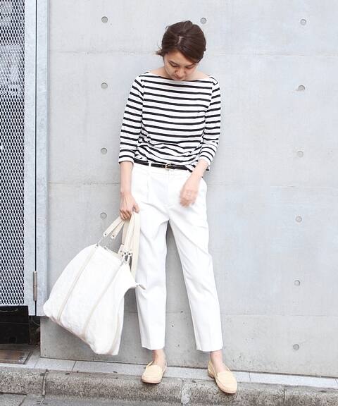 FRAMeWORK ≪予約≫C/Nダブルクロスストレッチサブリナパンツ◆