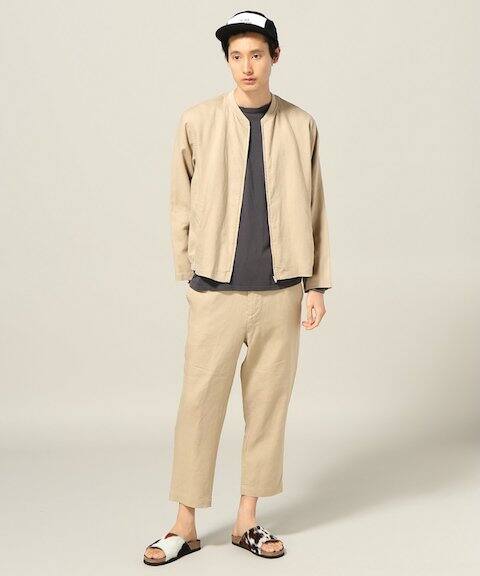 JOURNAL STANDARD リネンショートリブブルゾン