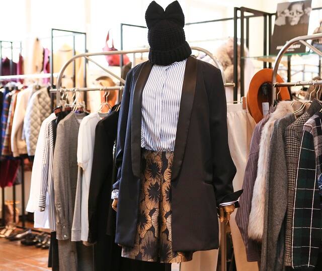 Spick & Spanタキシードジャケットコーデ