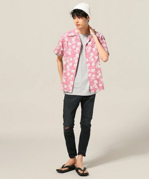 JOURNAL STANDARD relume REYN SPOONER / レインスプーナー :オープンカラーシャツ - PINEAPPELE
