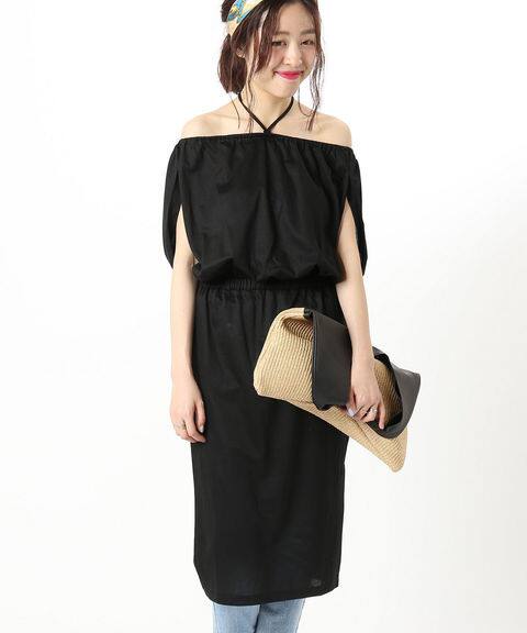Spick & Span オフショルギャザーワンピース◆