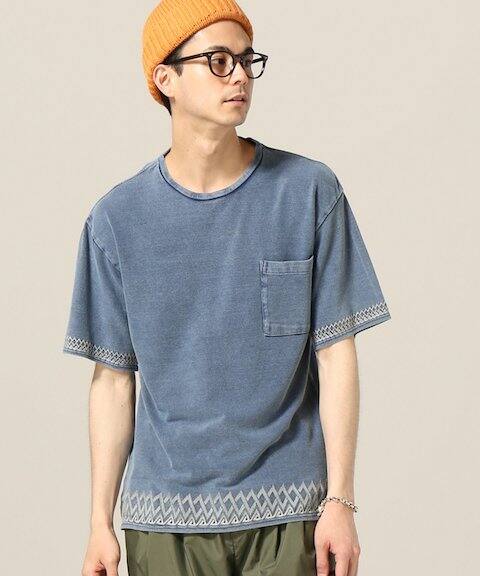 JOURNAL STANDARD relume インディゴネイティブシシュウTEE