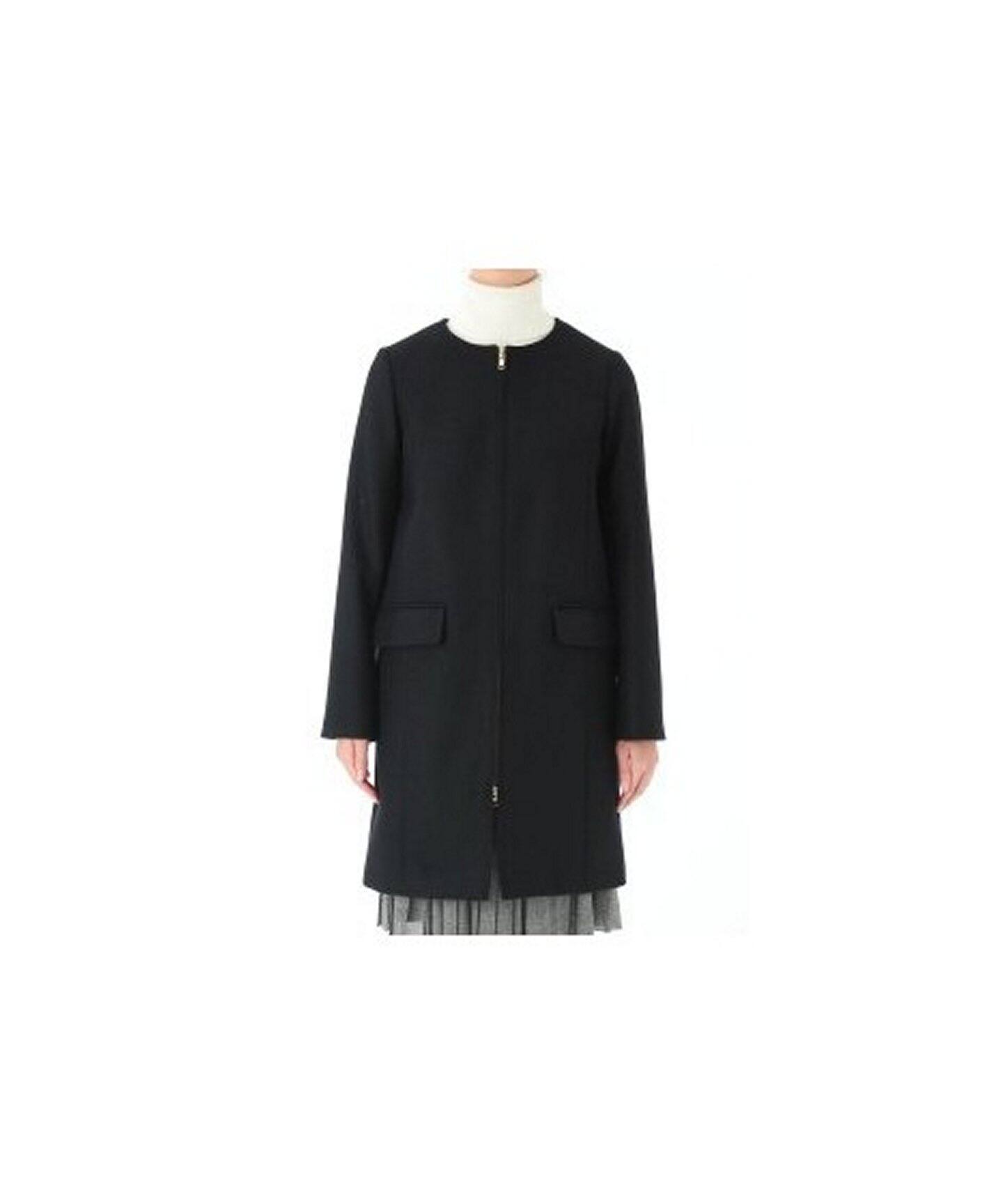 IENA メルトンノーカラーコート （冬に大活躍！【IENA/イエナ  