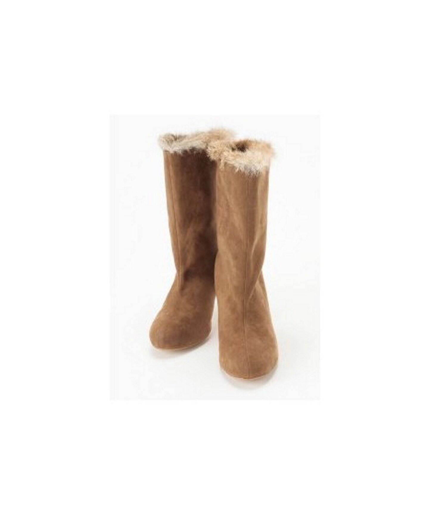 9cm ラビットファーブーティ（ロングブーツ）｜LE TALON（ル タロン  