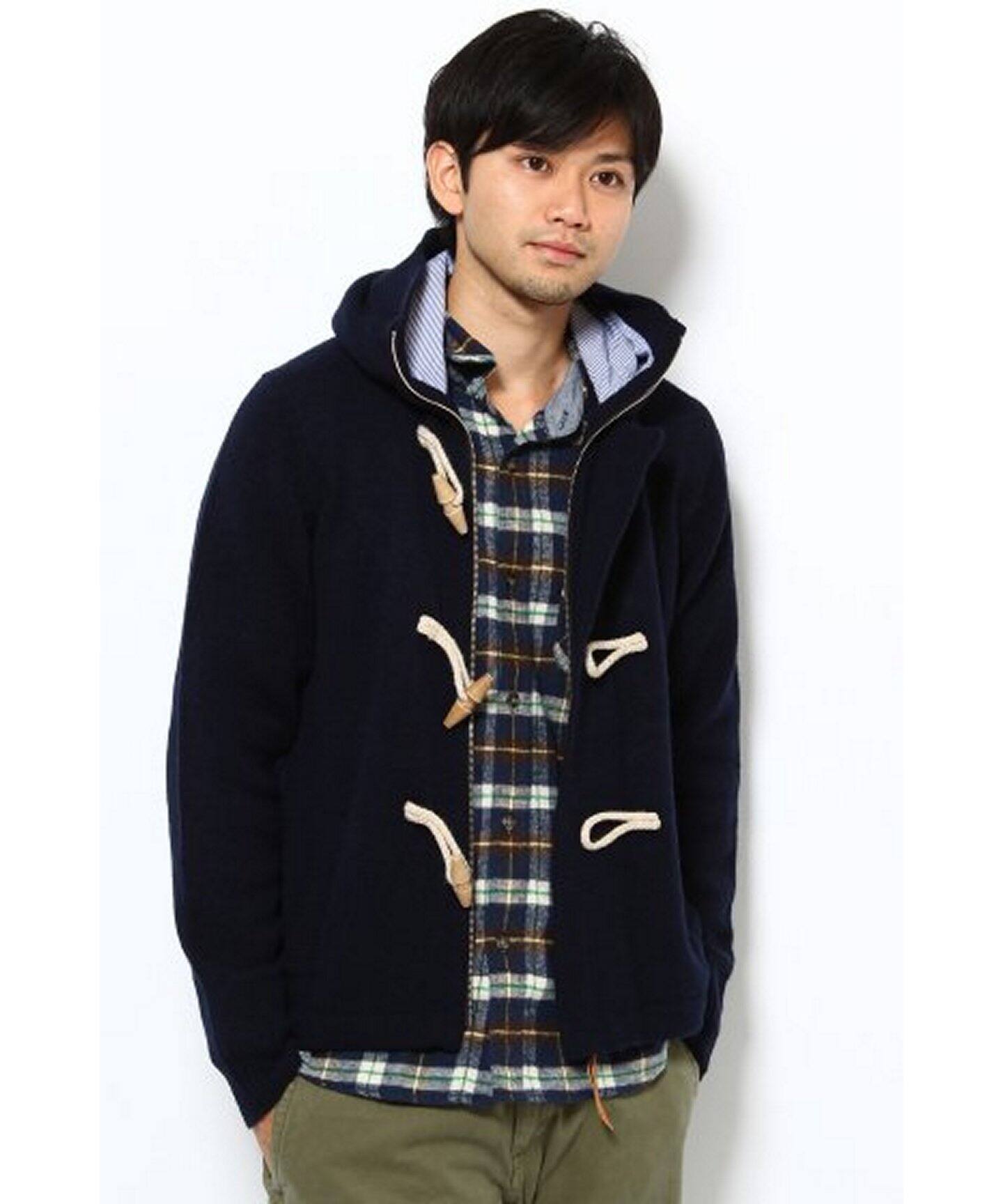 スリフトスタンダード Thrift Standard デニムダッフルコート140サイズ 
