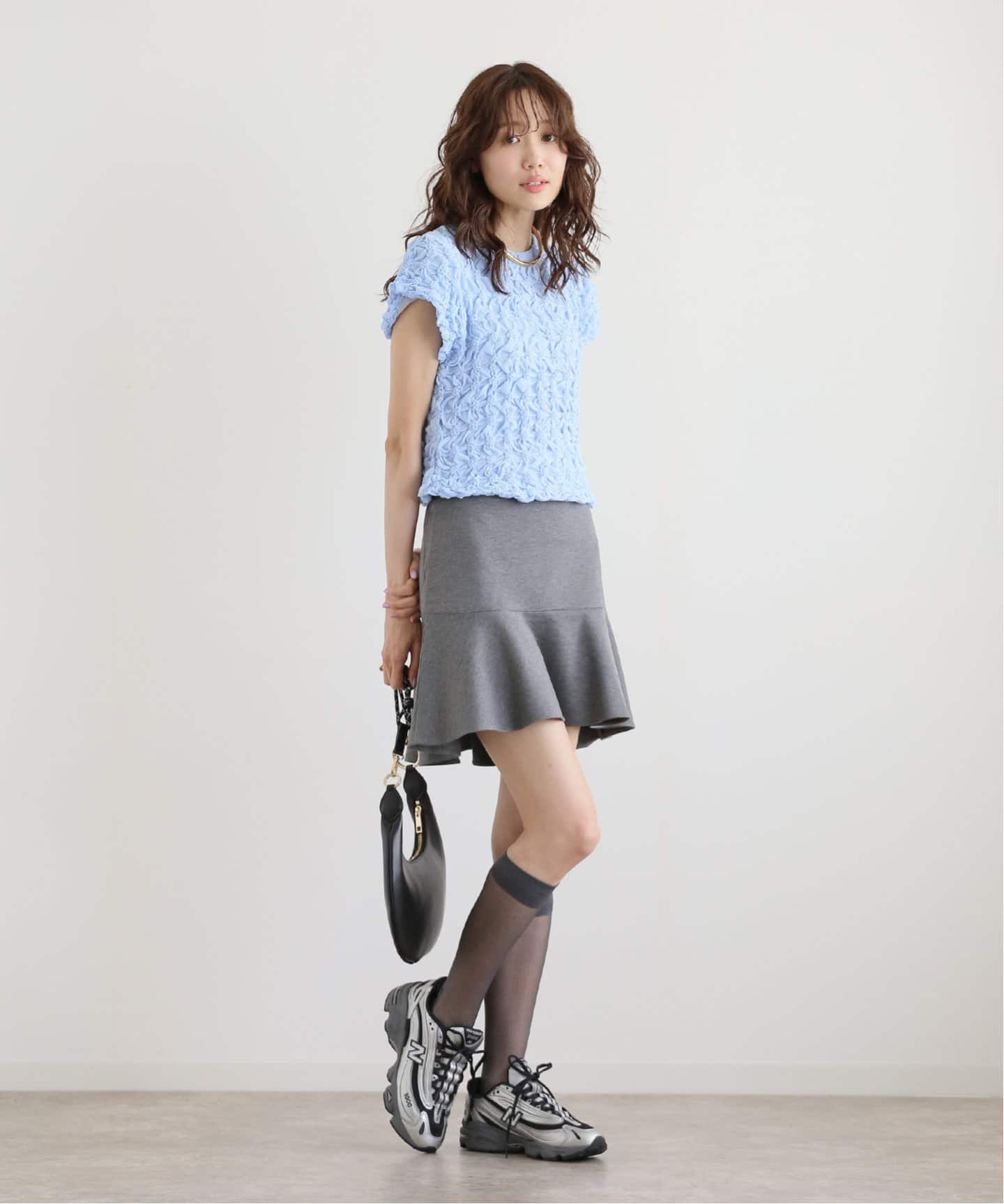 【Magda Butrym】フローラルジャージ sashミニスカート Magda Butrym】フローラルジャージ sashミニスカート (MAGDA