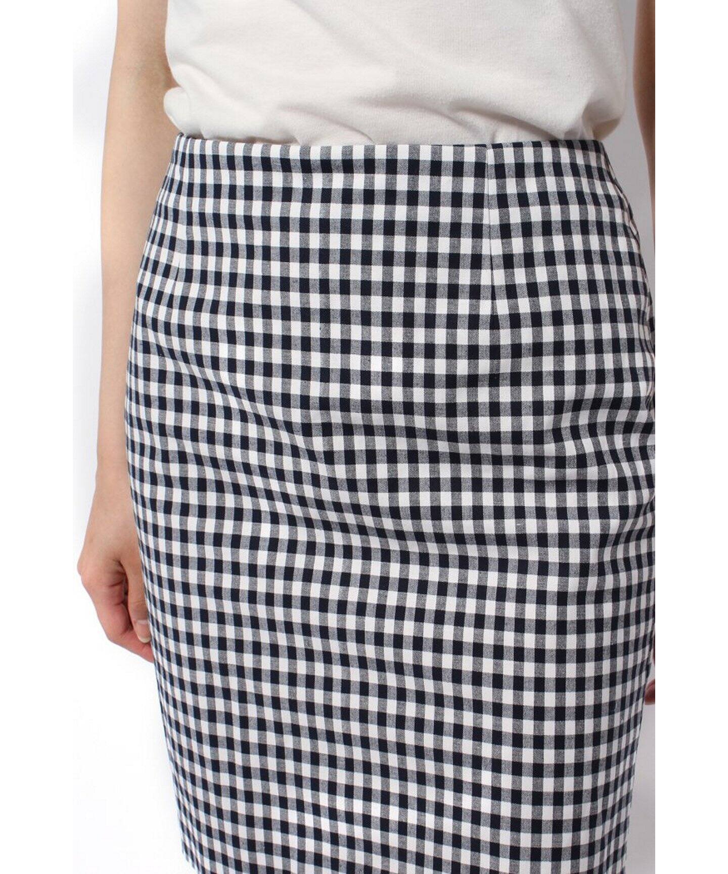 ギンガムチェック柄タイトスカート（ミニスカート）｜SLOBE IENA  