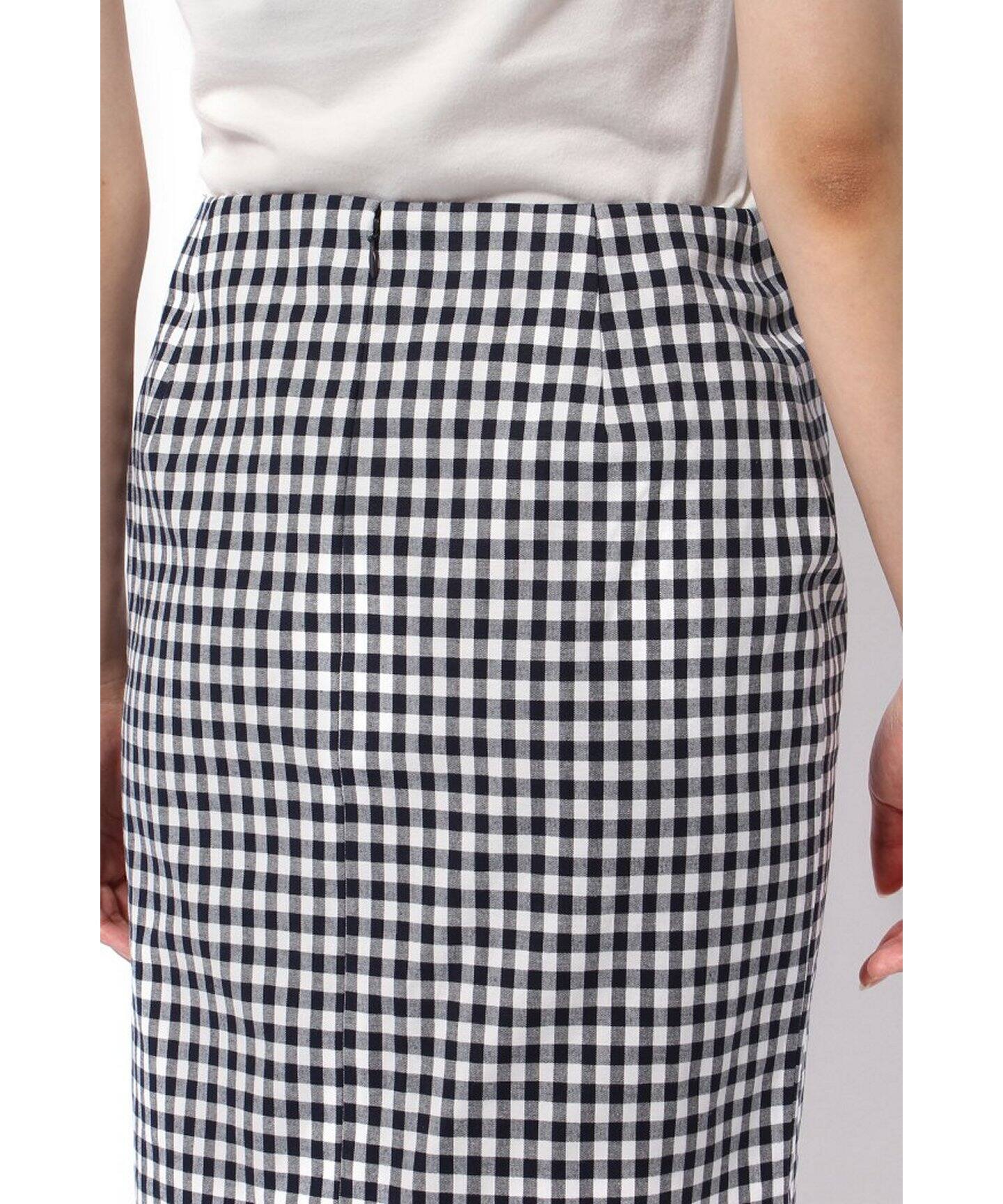 ギンガムチェック柄タイトスカート（ミニスカート）｜SLOBE IENA  