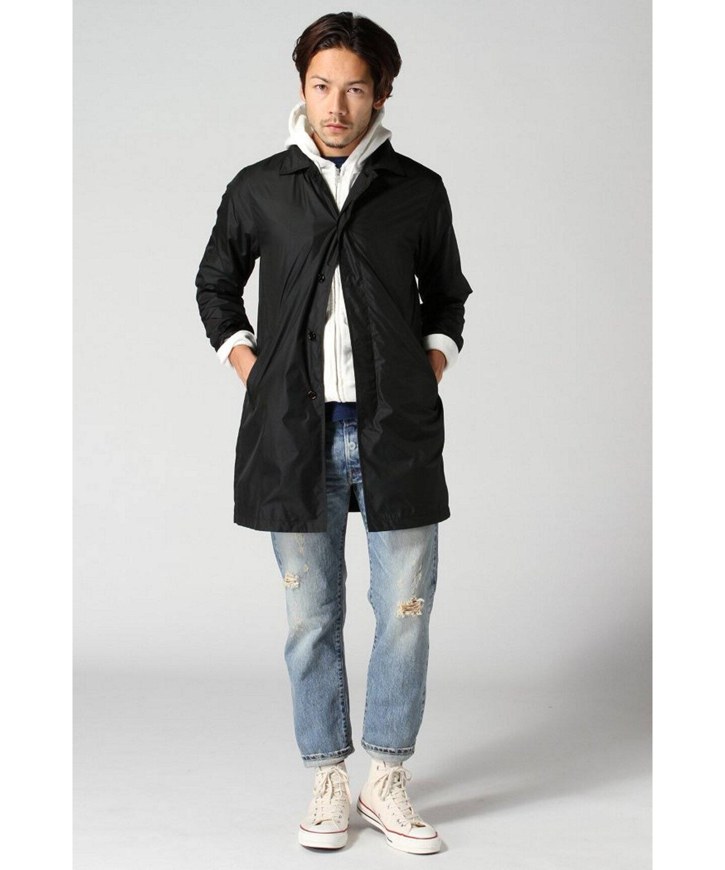 ナイロンタフタステンカラーコート（ステンカラーコート）｜JOURNAL  