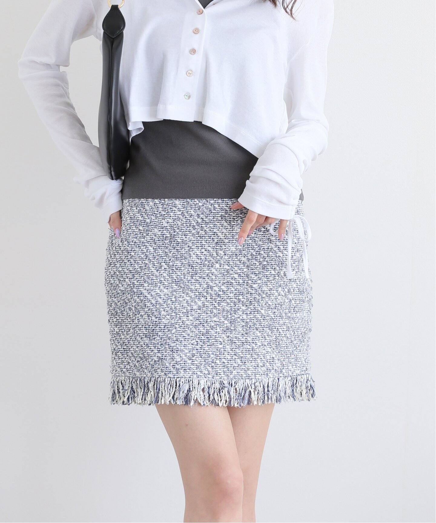 ツイードフリンジスカート（ミニスカート）｜JOURNAL STANDARD  