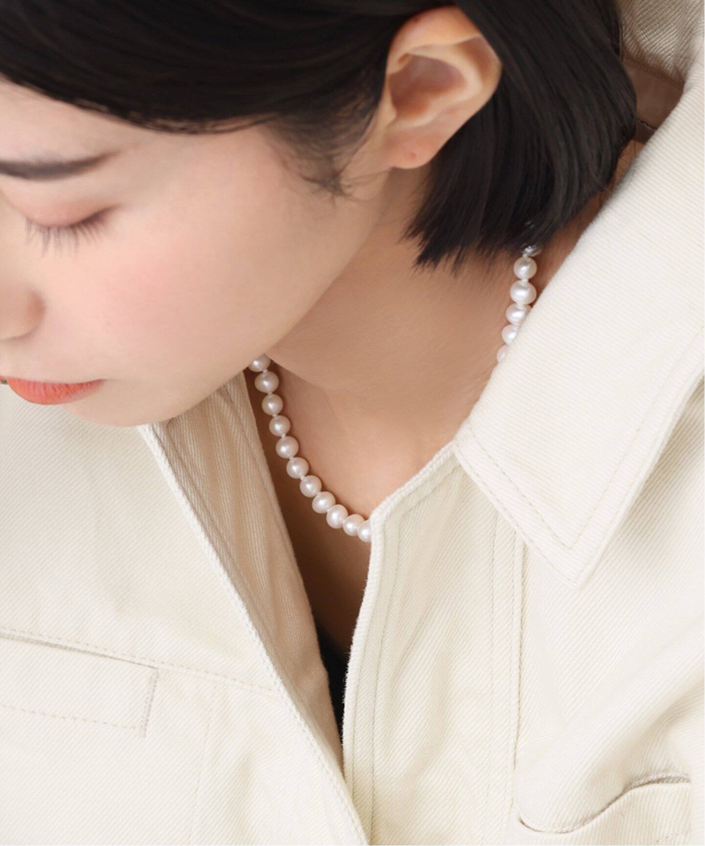 追加予約》アコヤパール40cmネックレスSV（ネックレス）｜Lilas（リラ  