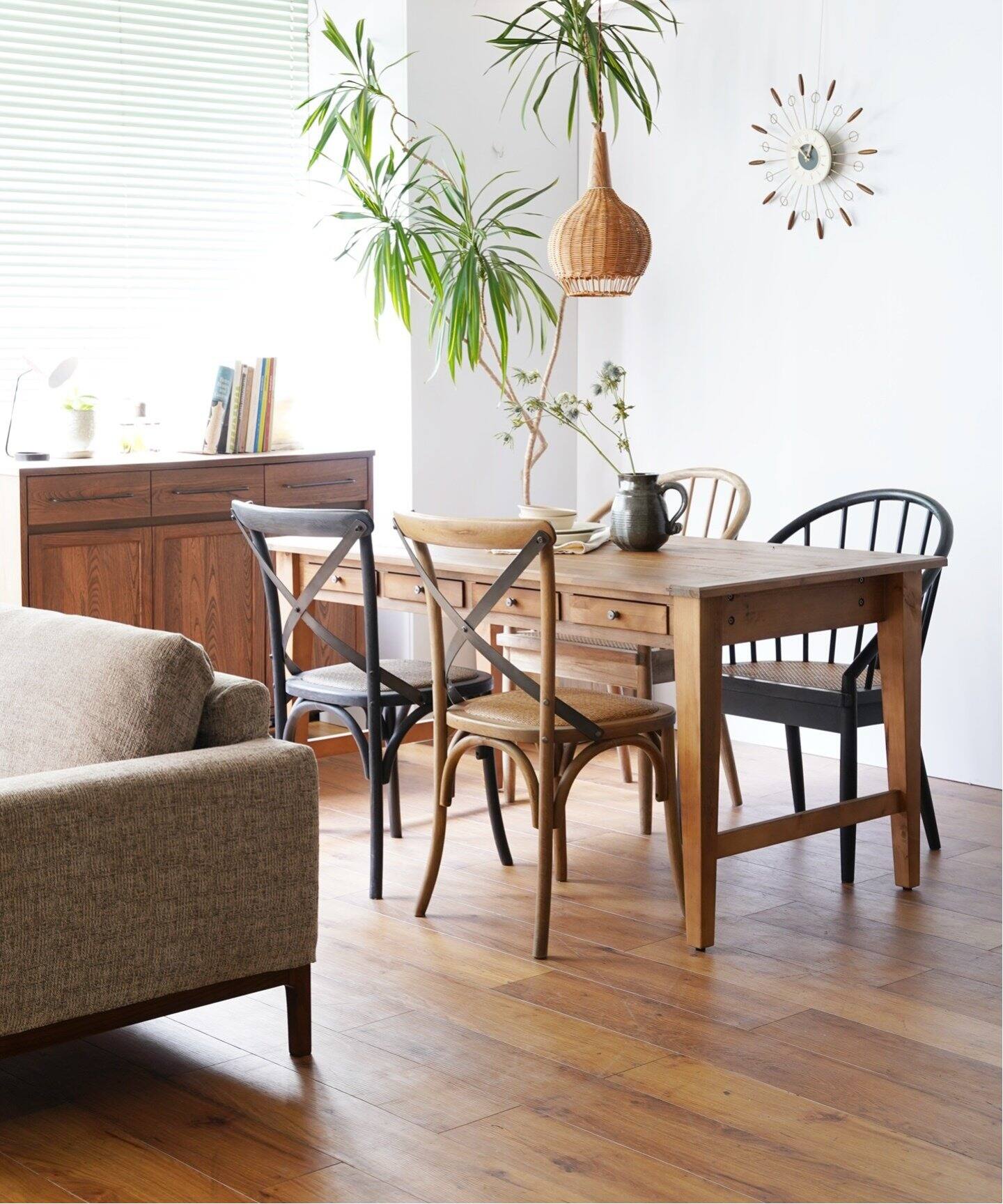 大型商品》BOWERY DINING TABLE 8DRAWERS バワリーダイニングテーブル 