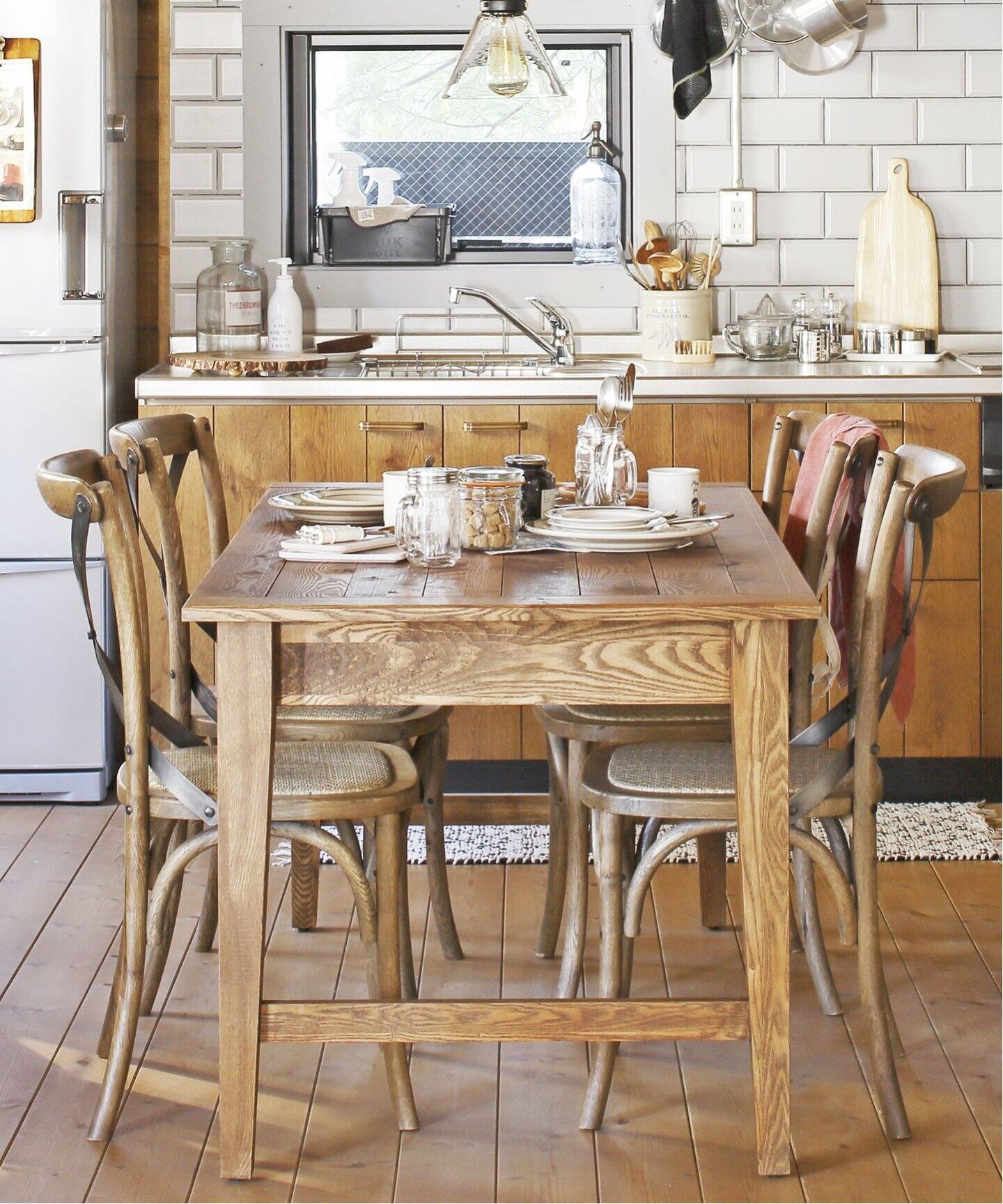 大型商品》BOWERY DINING TABLE 8DRAWERS バワリーダイニングテーブル 