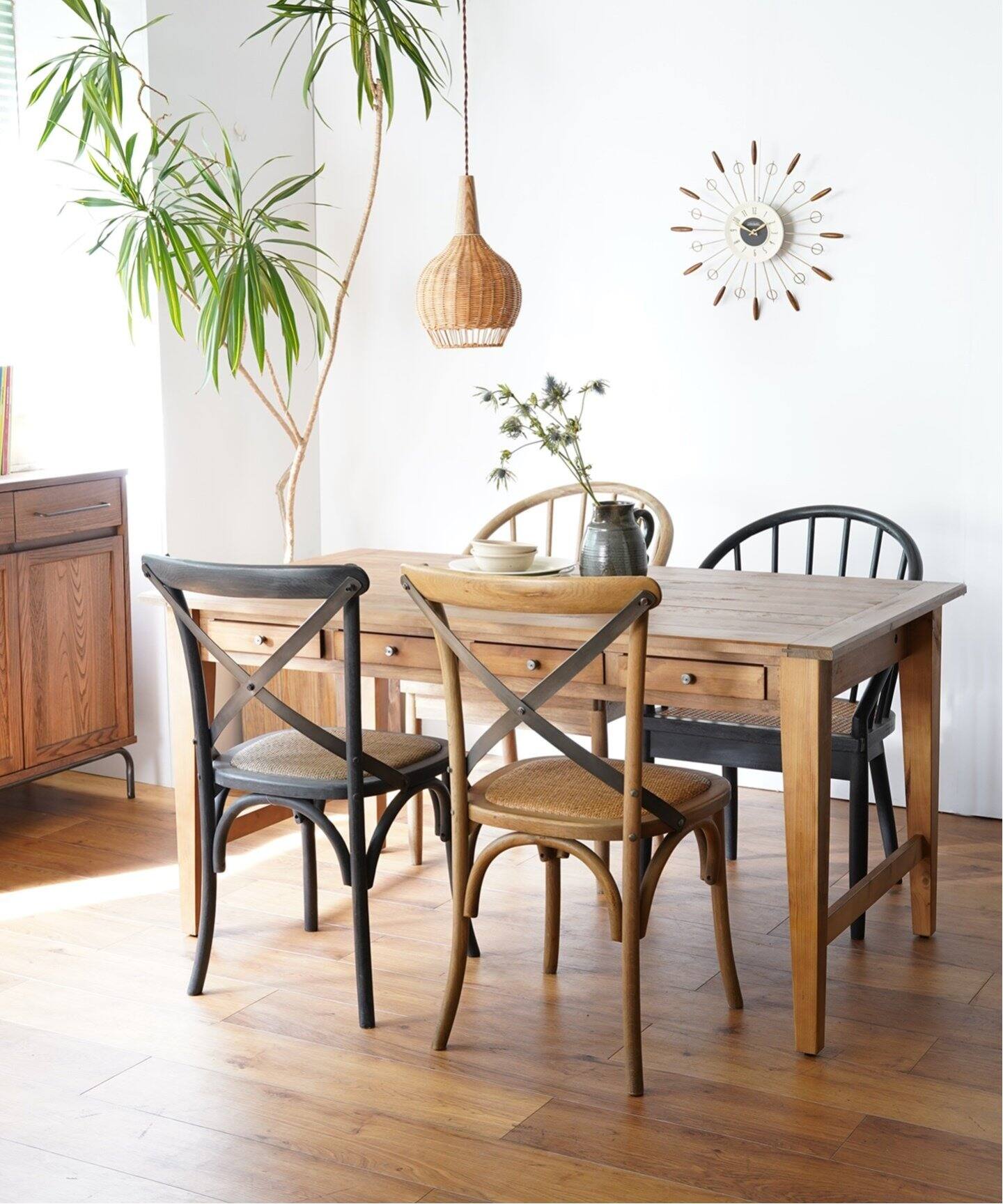 大型商品》BOWERY DINING TABLE 8DRAWERS バワリーダイニングテーブル  