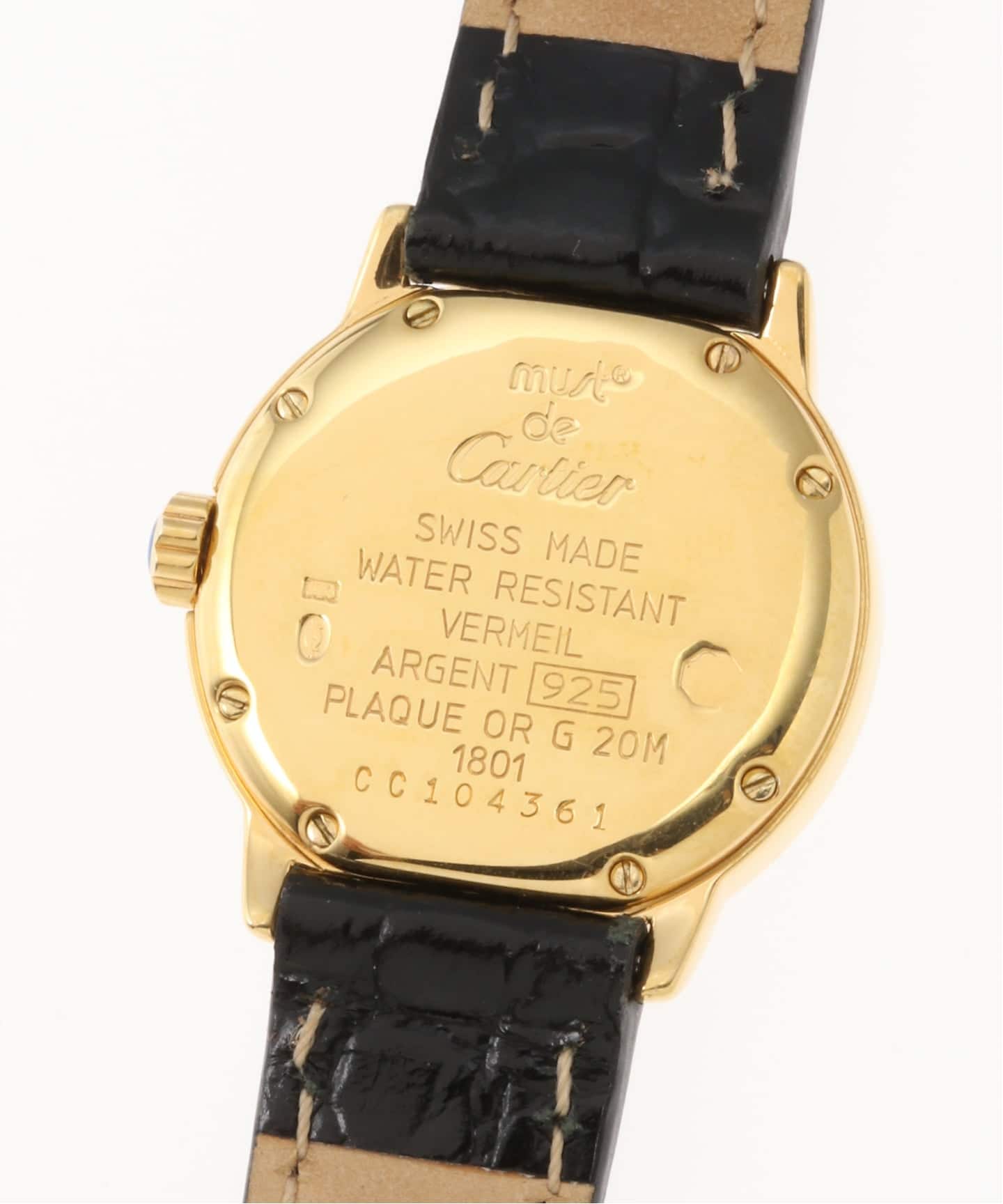 Cartier / カルティエ】must de Cartier Rond SM Trinity 2P roman