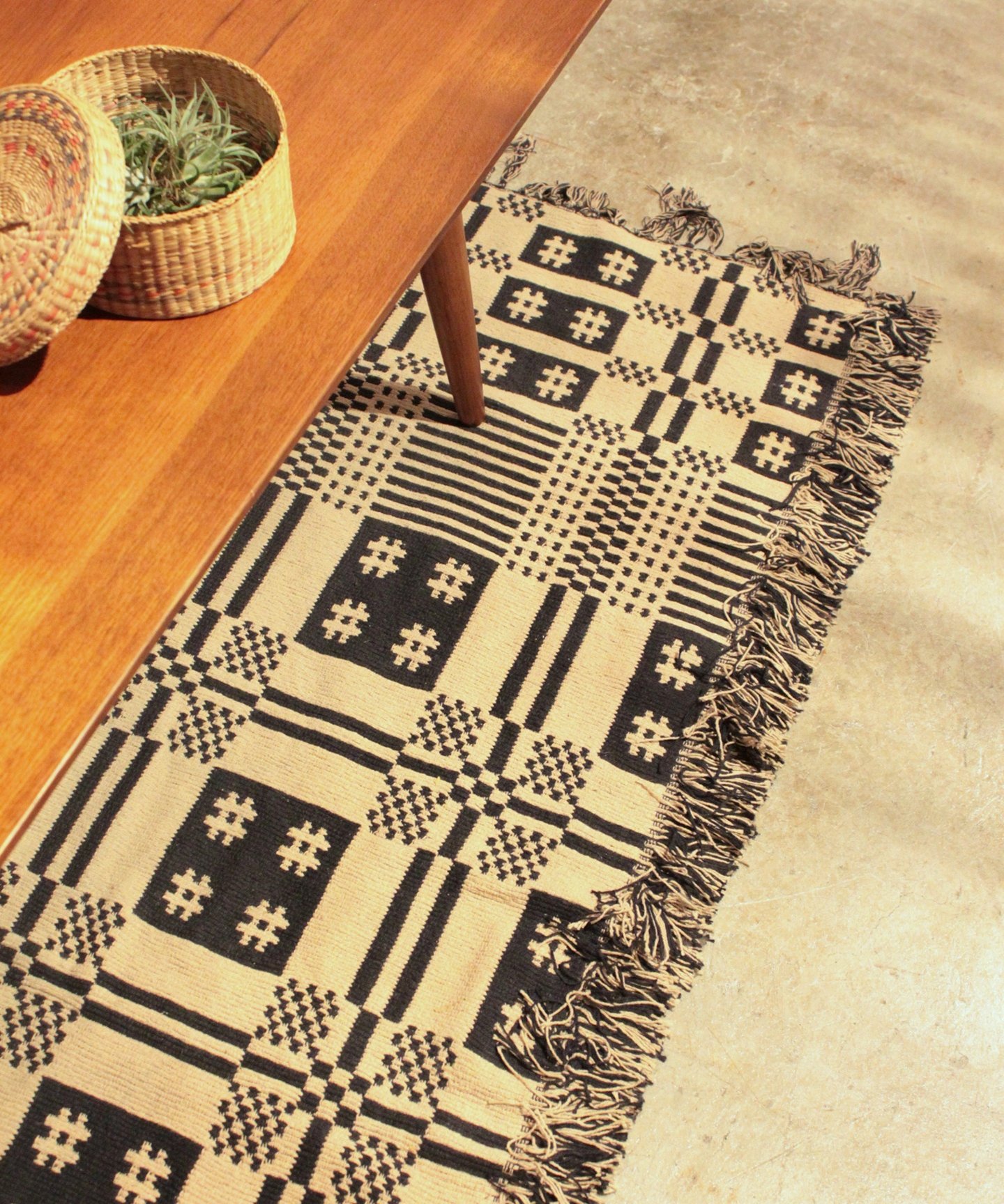 OVERSHOT RUG IV/NV 140X200 オーバーショット リバーシブルラグマット(ラグ・マット)|ACME Furniture ...