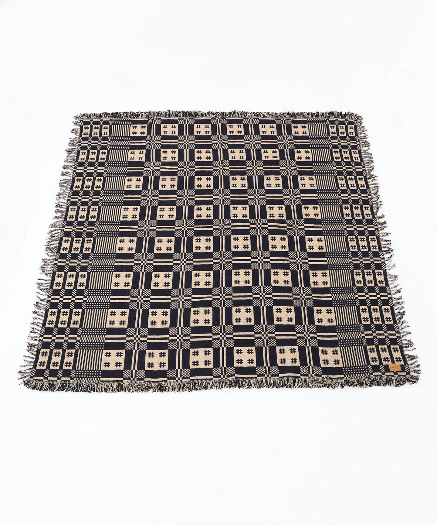 OVERSHOT RUG IV/NV 200X200 オーバーショット リバーシブルラグマット 