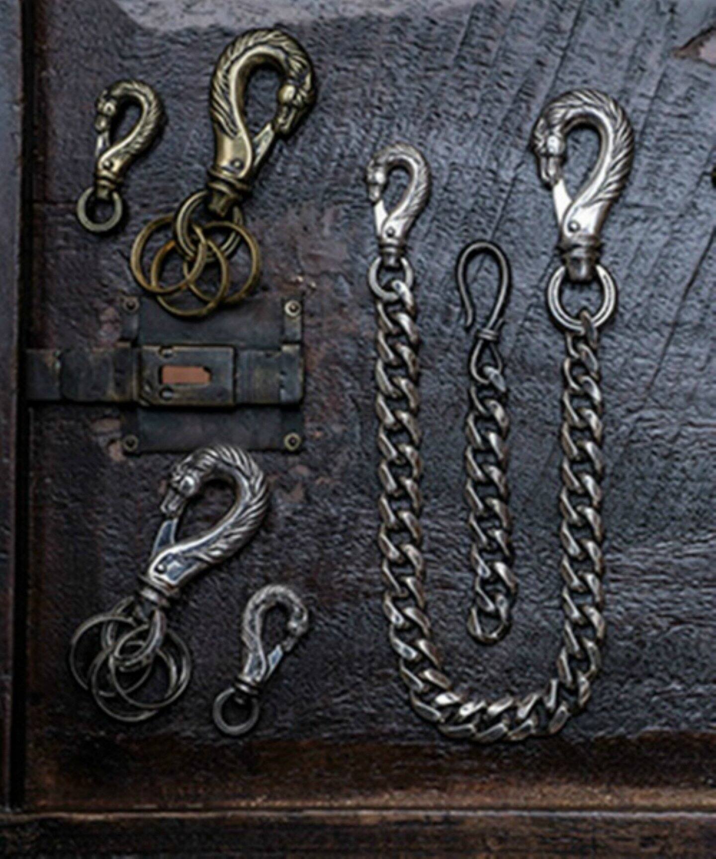 PEANUTS＆Co 031 horse wallet chain horse×horse BRASS ウォレット 