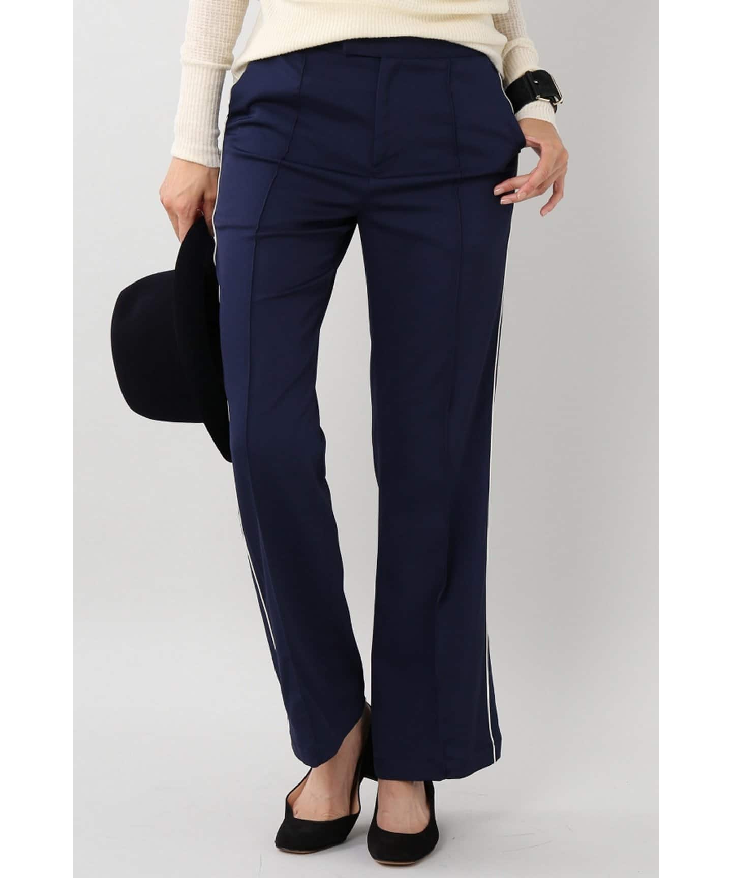 IENA＞Wクロス SIDE LINE パンツ[品番：BYCW0003321]｜B.C STOCK（ベー