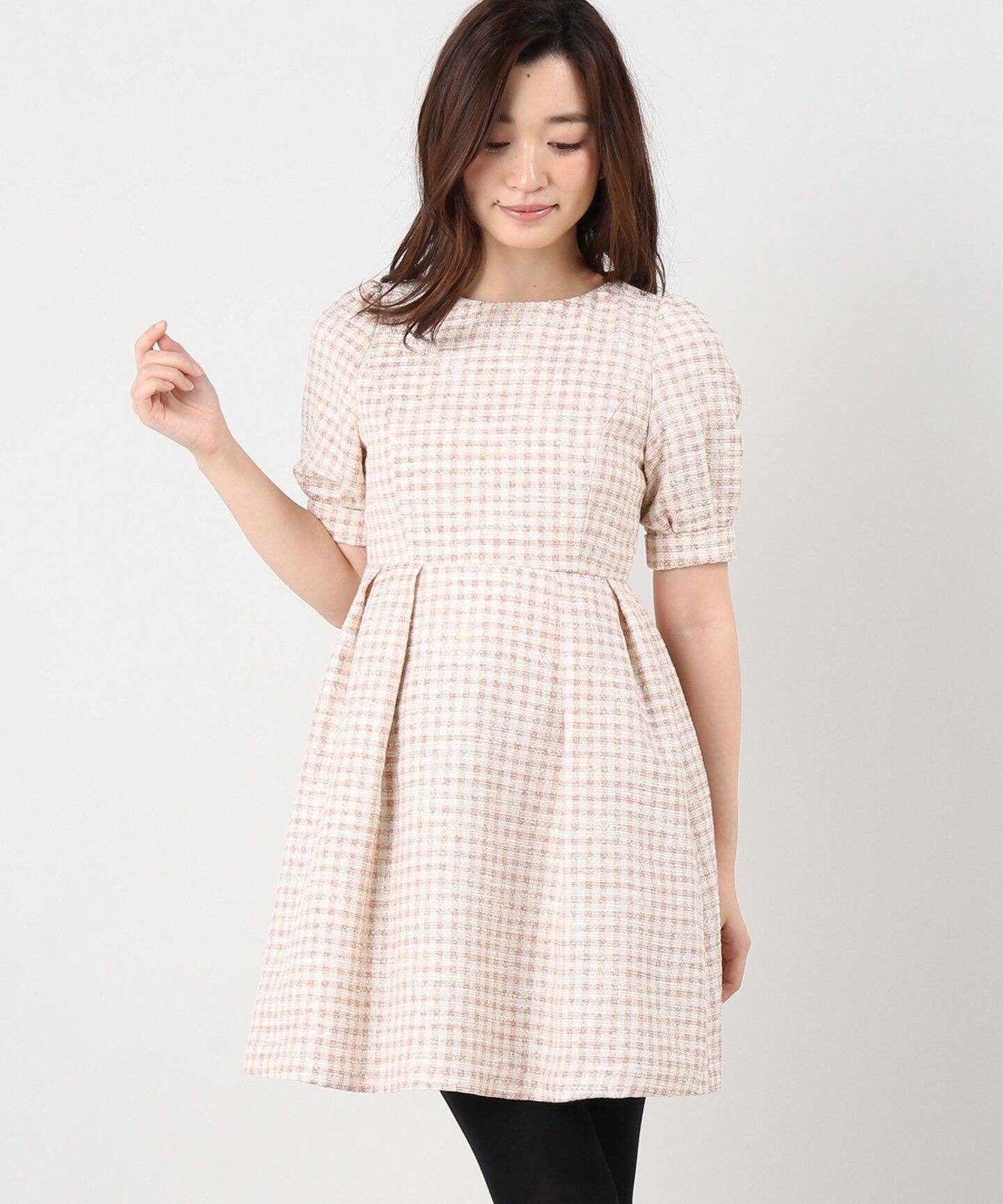 ピンク | <Limitless Luxury>ギンガムチェックワンピース | B.C STOCK