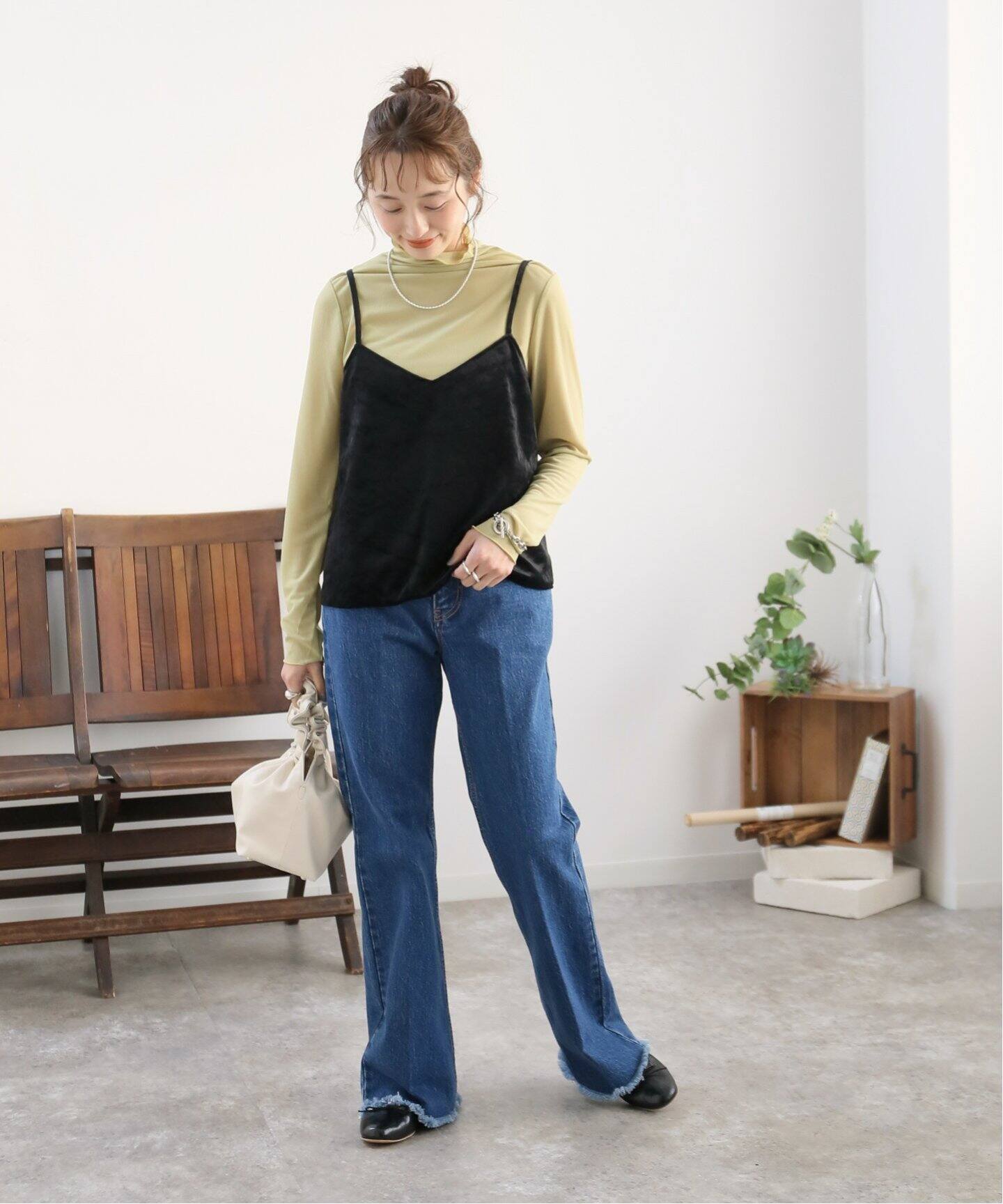 ベロア キャミソール（シャツ／ブラウス）｜Spick and Span（スピック