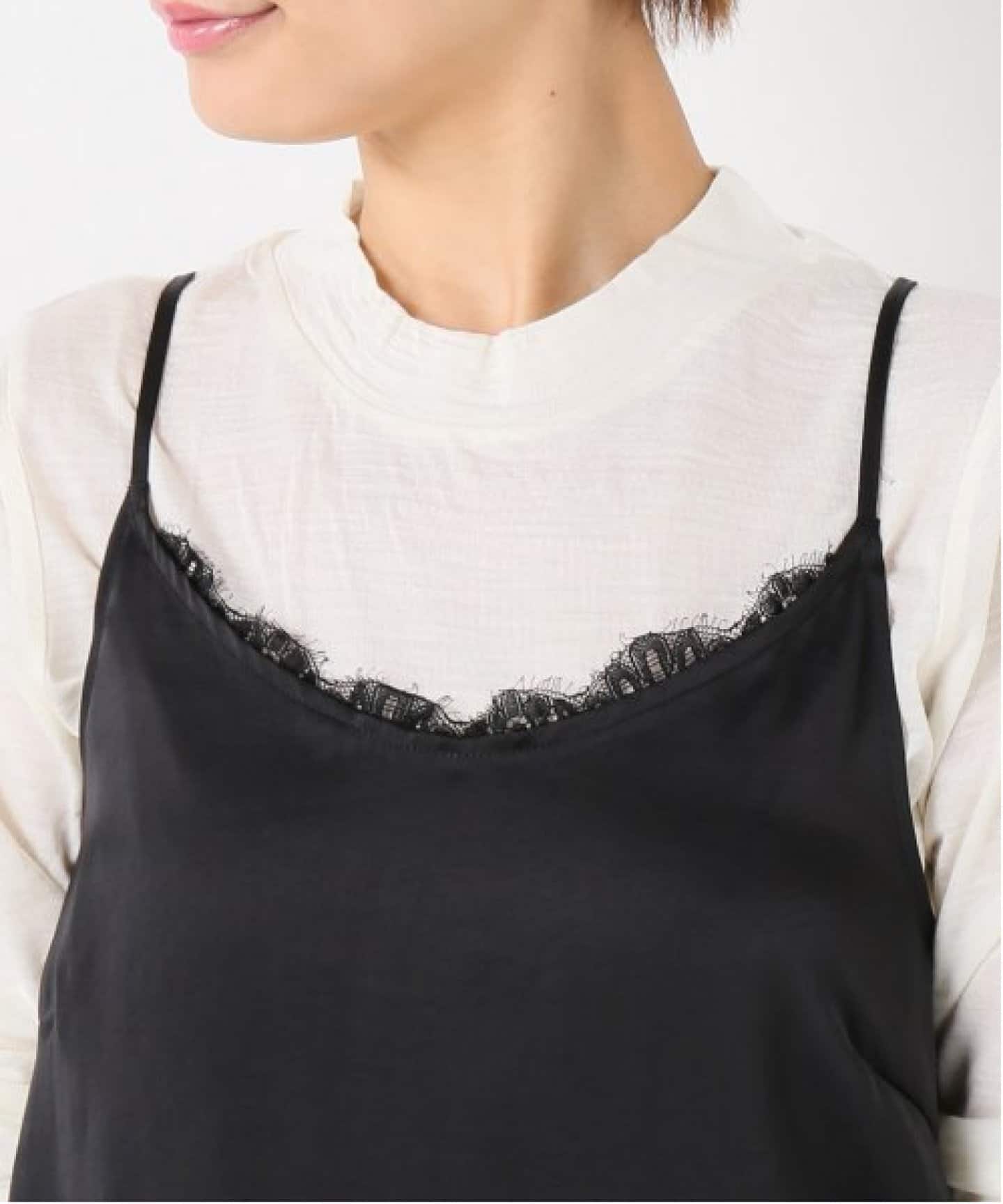 サテンレースキャミソール（シャツ／ブラウス）｜SLOBE IENA（スローブ