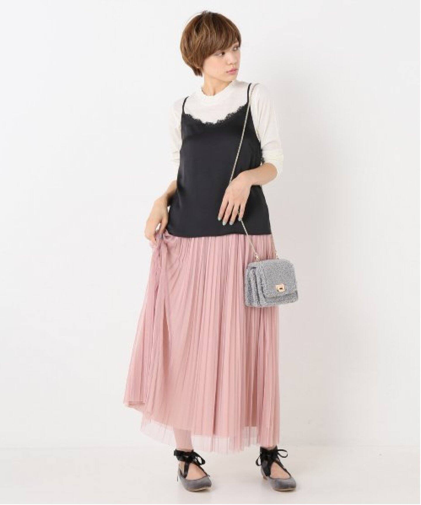 サテンレースキャミソール（シャツ／ブラウス）｜SLOBE IENA（スローブ