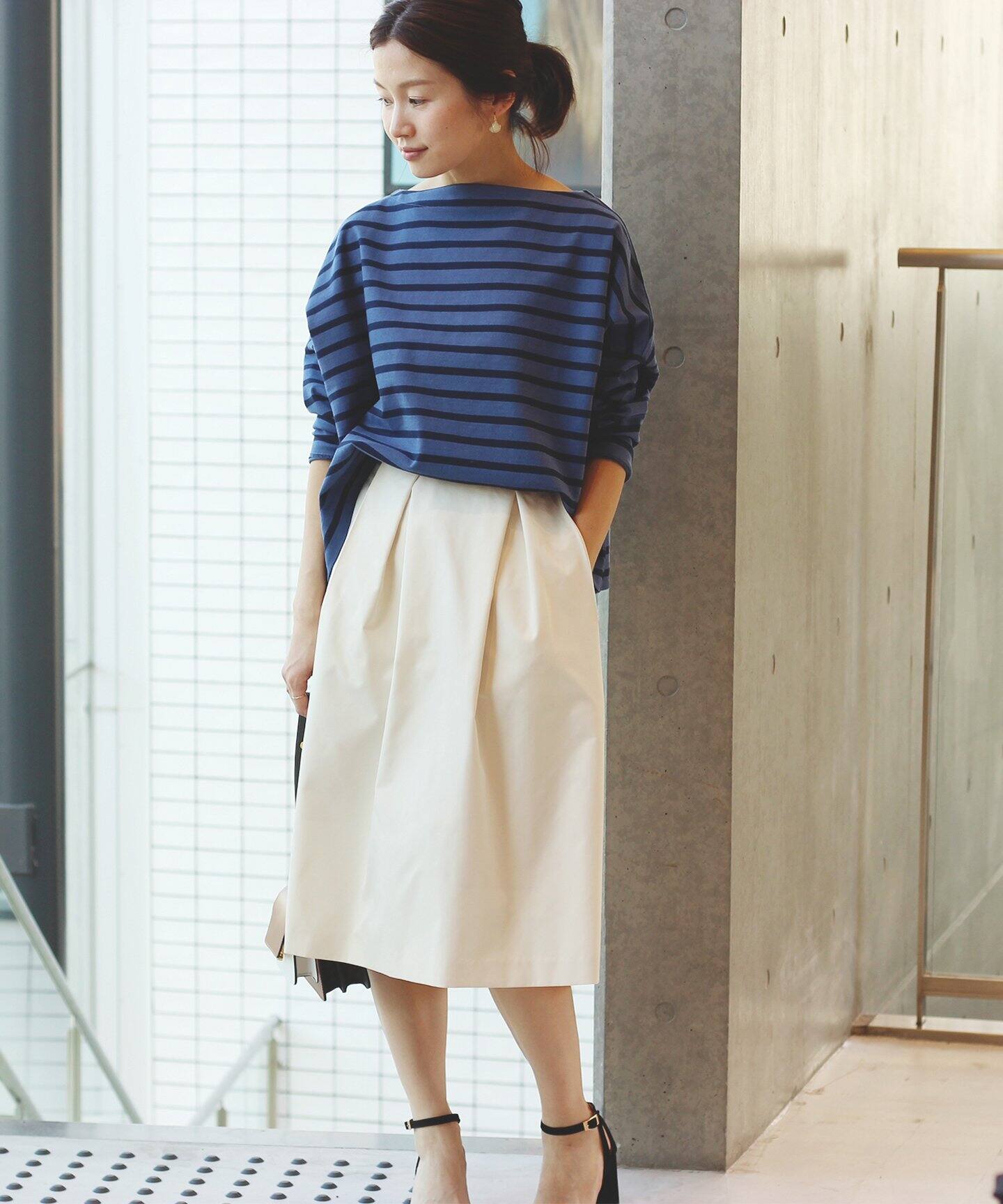 追加2》PEグログランタックスカート◇（ひざ丈スカート）｜IENA  