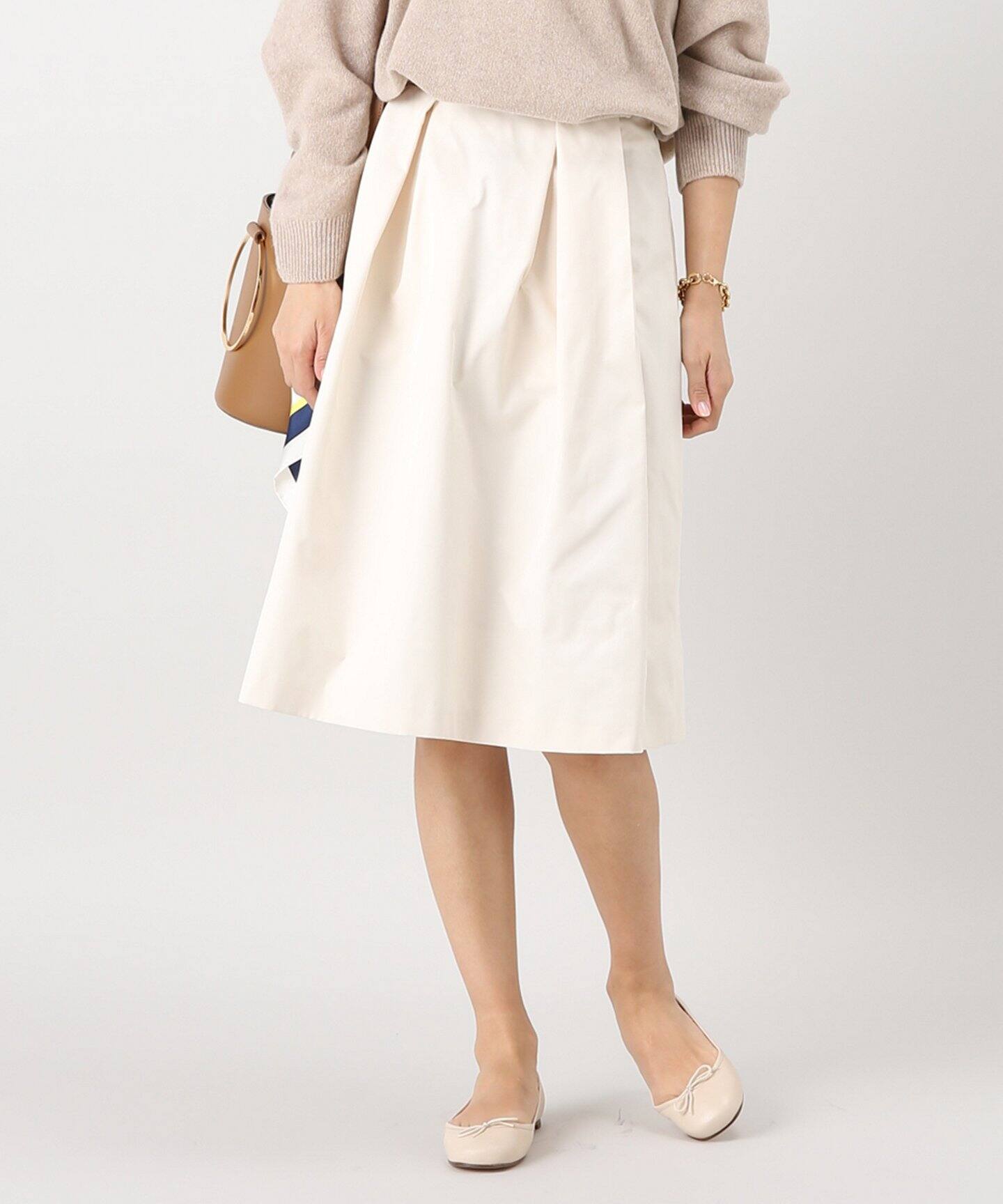 追加2》PEグログランタックスカート◇（ひざ丈スカート）｜IENA  