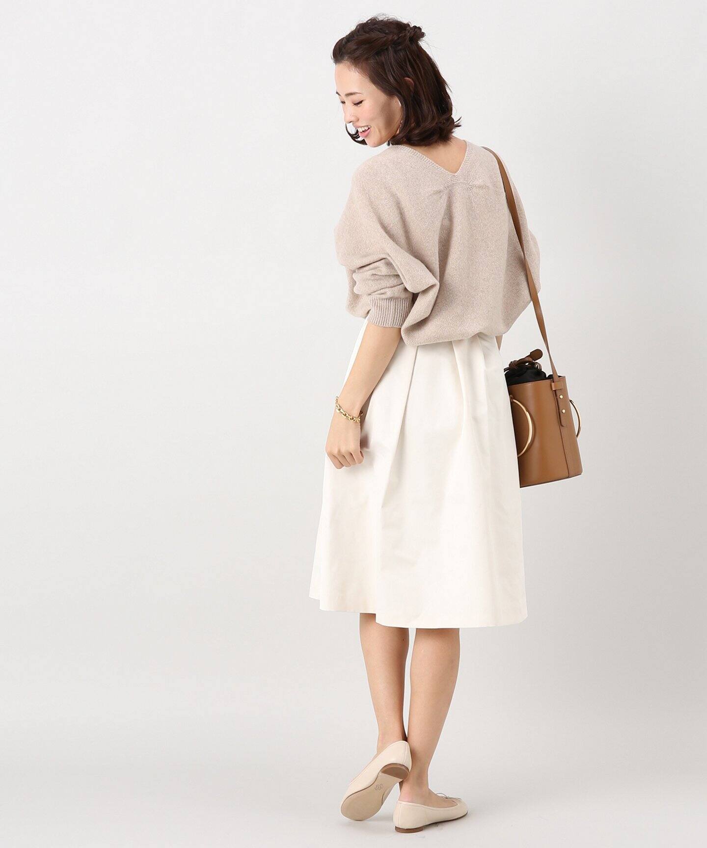 追加2》PEグログランタックスカート◇（ひざ丈スカート）｜IENA  