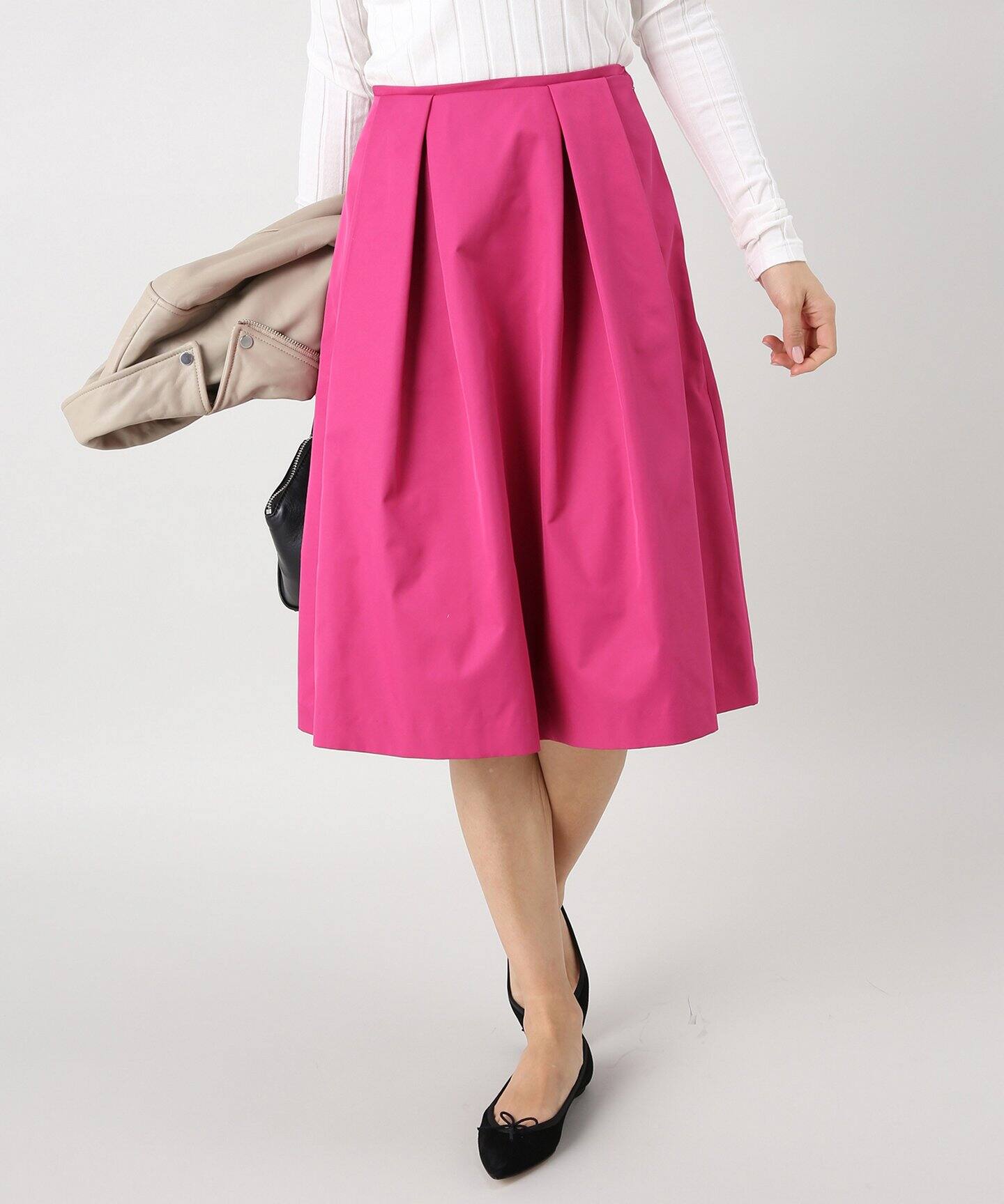 追加2》PEグログランタックスカート◇（ひざ丈スカート）｜IENA  