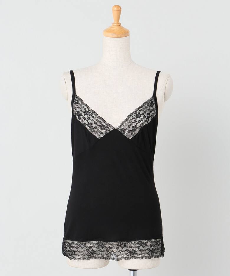 サブリナナダルレースキャミソール 