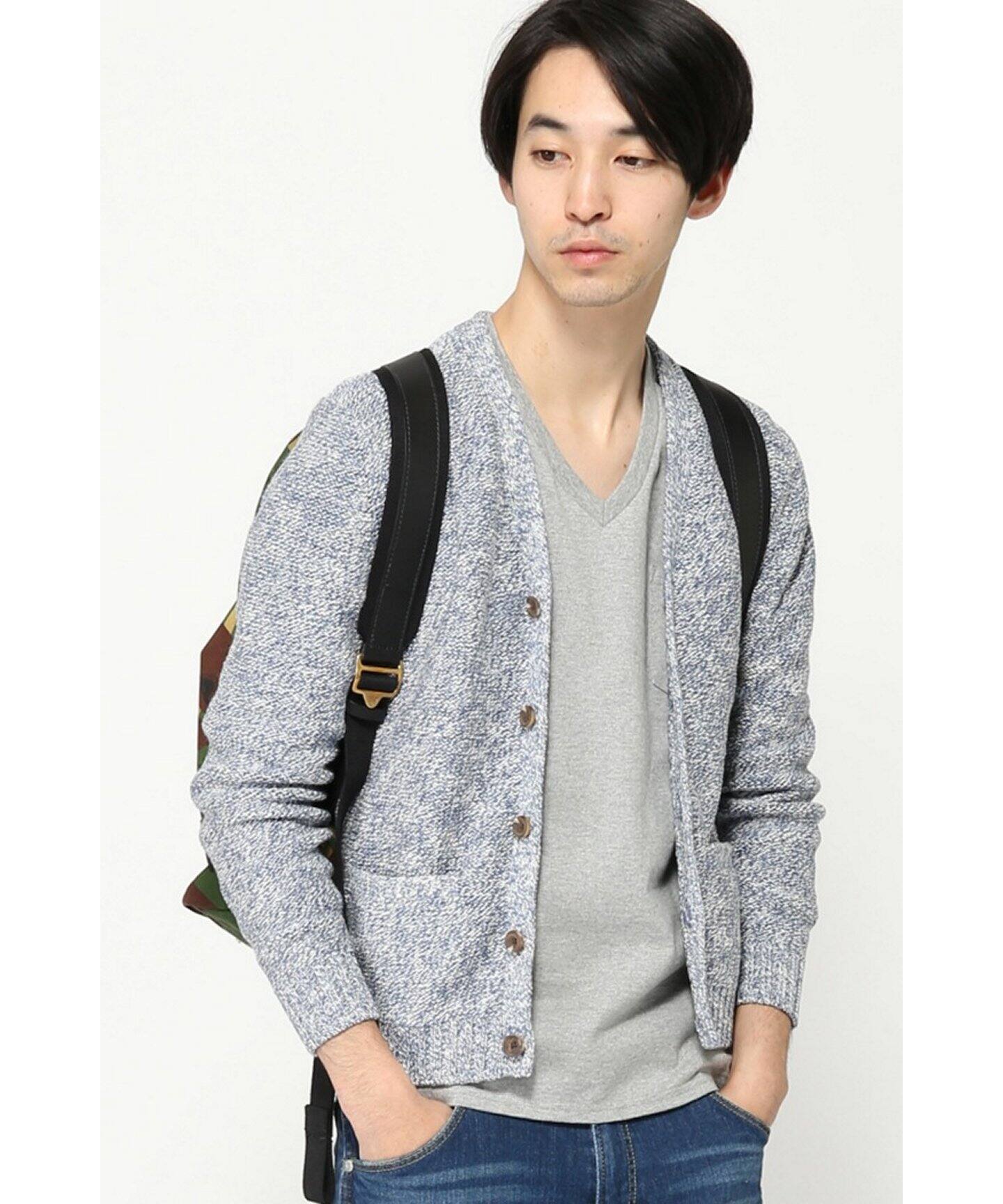 【新品】　コットンラッセル Vカラージレ　ブラック　36 NEWYORKER L-SIZE｜【L】フラワーラッセルレース 7分袖クルー