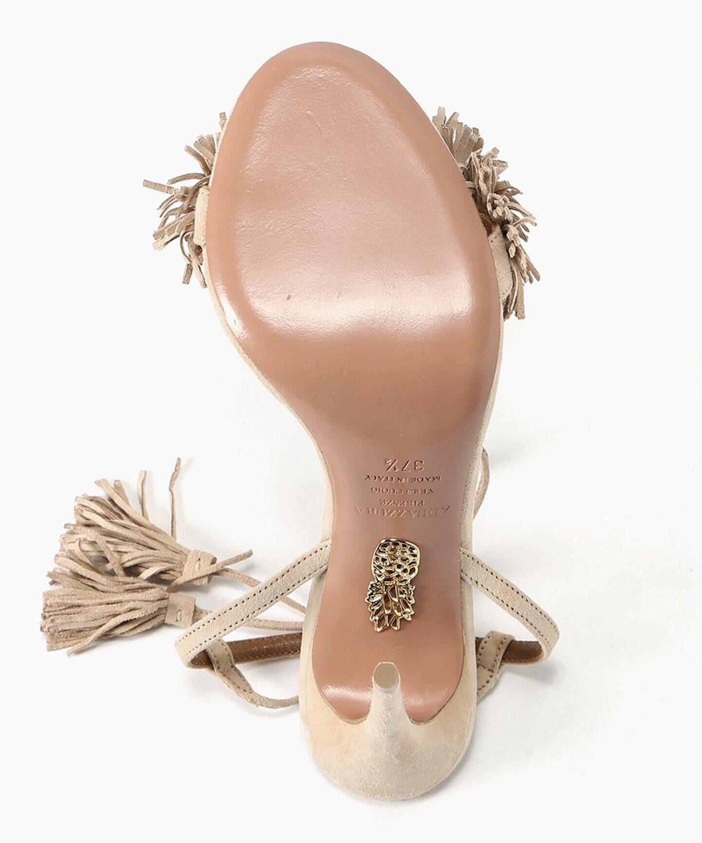 AQUAZZURA フリンジピンヒールサンダル10.5cm◇（サンダル）｜Deuxieme 