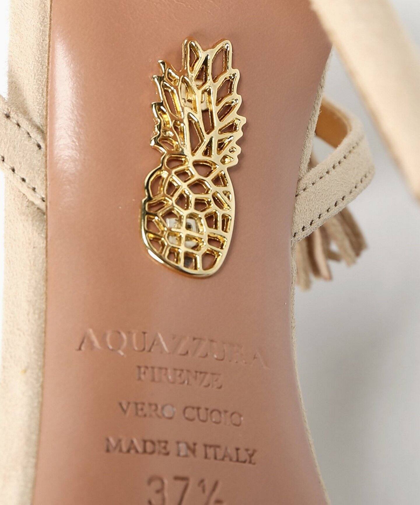 AQUAZZURA フリンジピンヒールサンダル10.5cm◇（サンダル）｜Deuxieme  