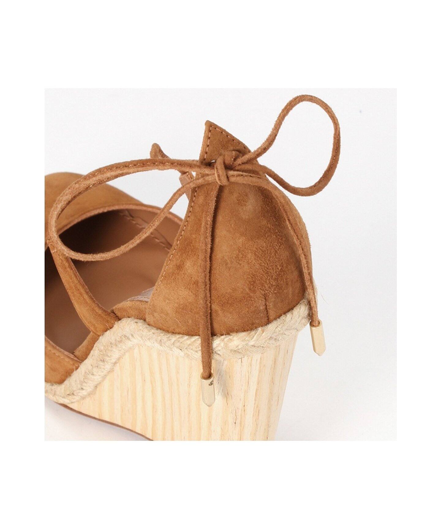 AQUAZZURA ウェッジスウェードエスパドリーユ◇（サンダル）｜Deuxieme 