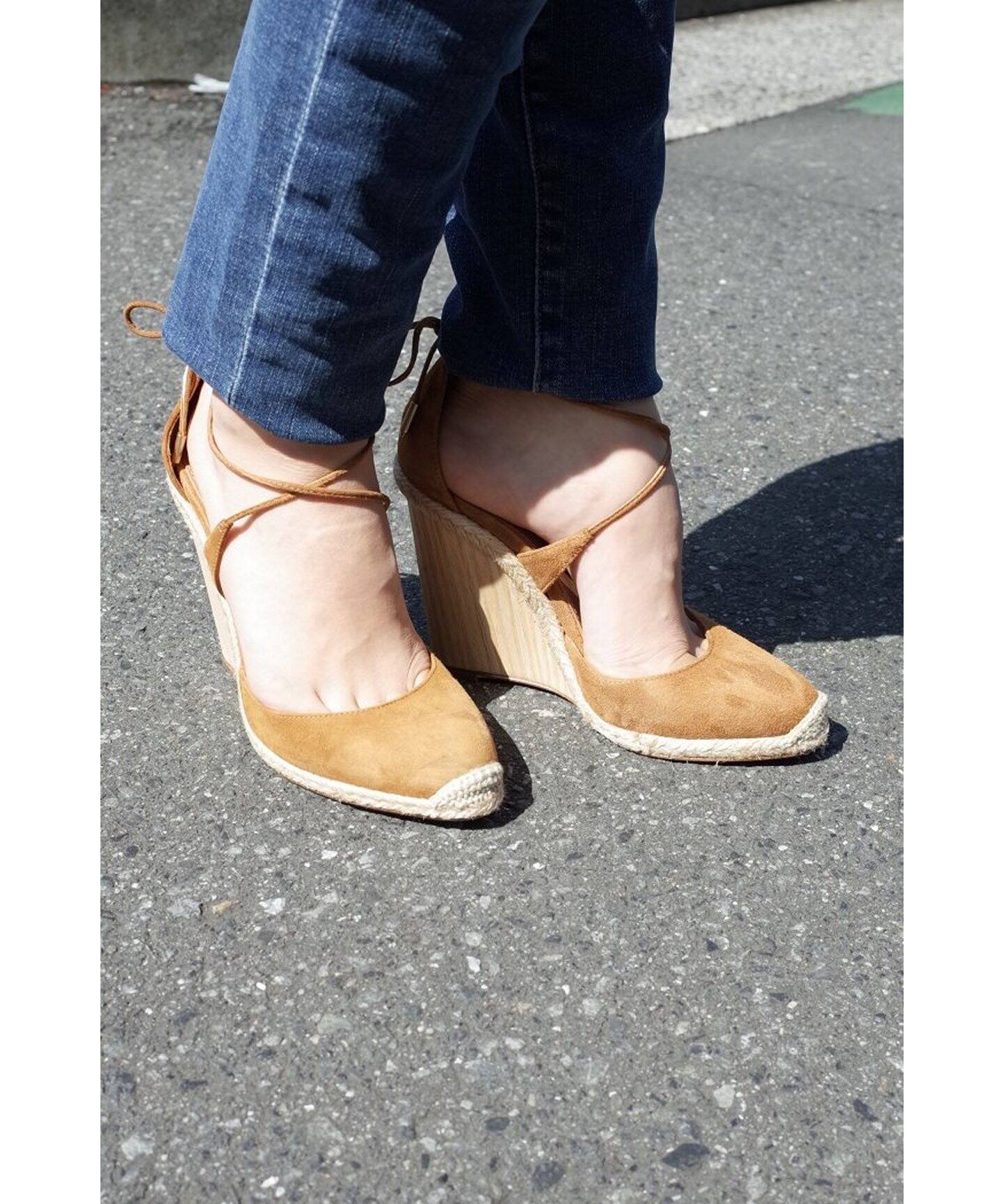 Aquazzura レースアップエスパドリーユ｜ハイヒール/パンプス