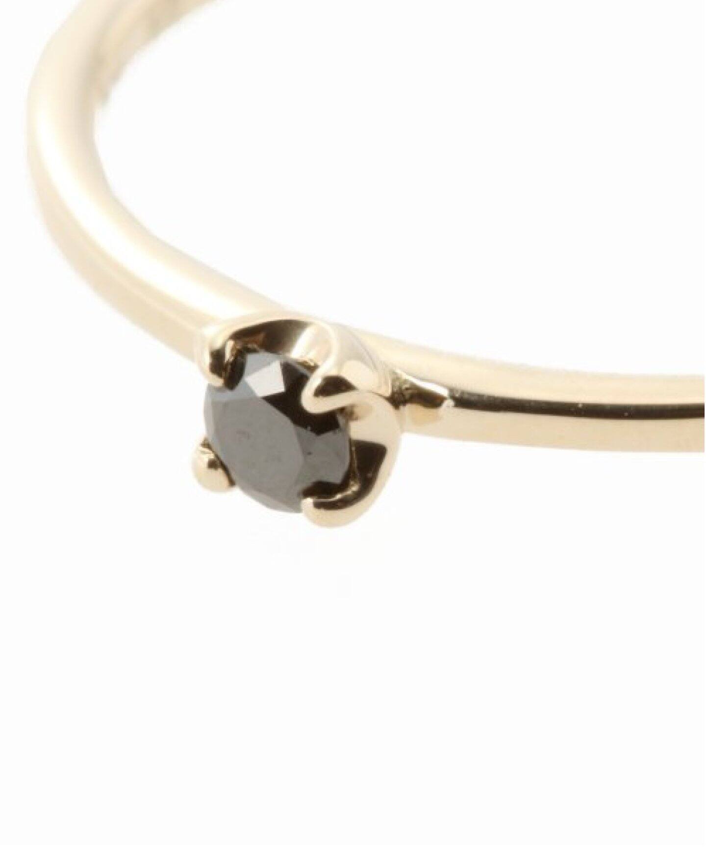 ブラックダイヤ0.05ct リングK10（リング）｜Lilas（リラ）の通販 