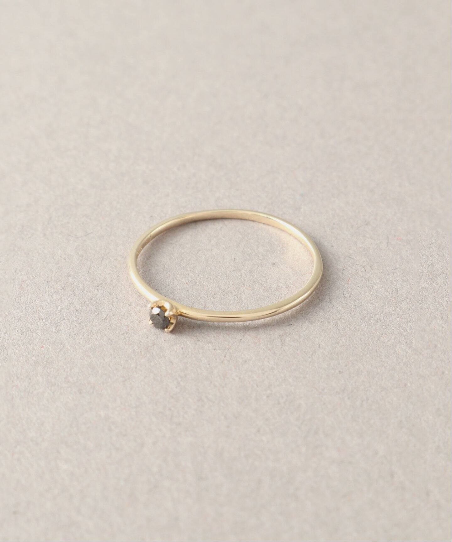ブラックダイヤ0.05ct リングK10（リング）｜Lilas（リラ）の通販 
