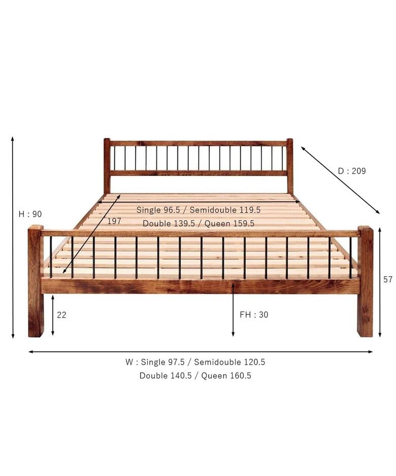 大型商品》GRANDVIEW BED S シングルサイズ グランドビューベッド  