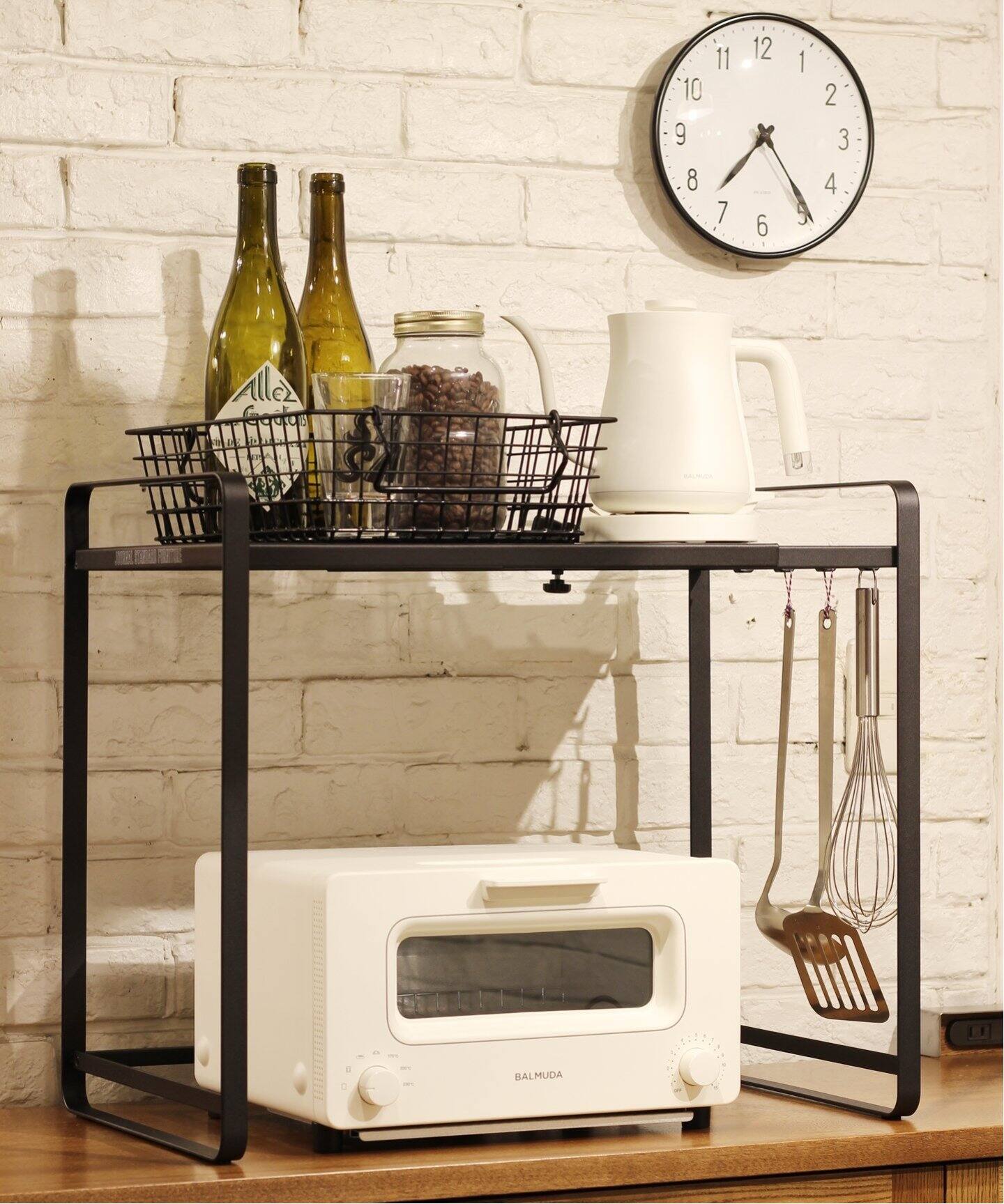 TOWER×JSF】JSF FIEXIBLE MICROWAVE RACK 伸縮ラック（食器